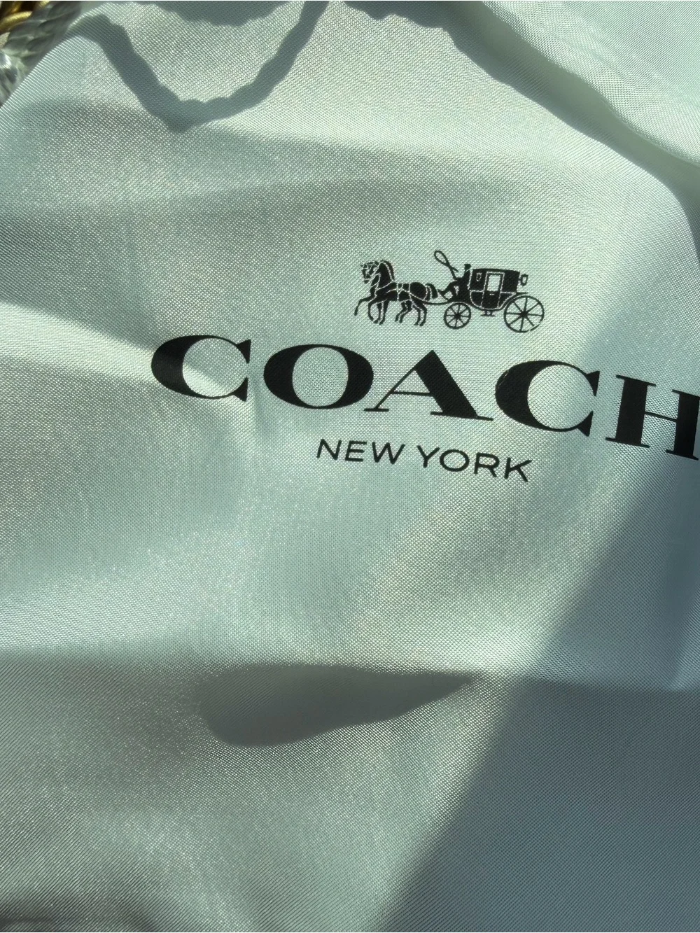 Coach tabby Cream Quilted Leather Shoulder Bag with Gold 'C' Clasp